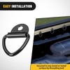 Nilight 10 Pack Tie Down Anchors Heavy Duty Steel V-Ring