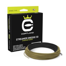 Cortland Streamer Dredge 30 Fly Line, Black/Olive 100ft, WFS/I 300