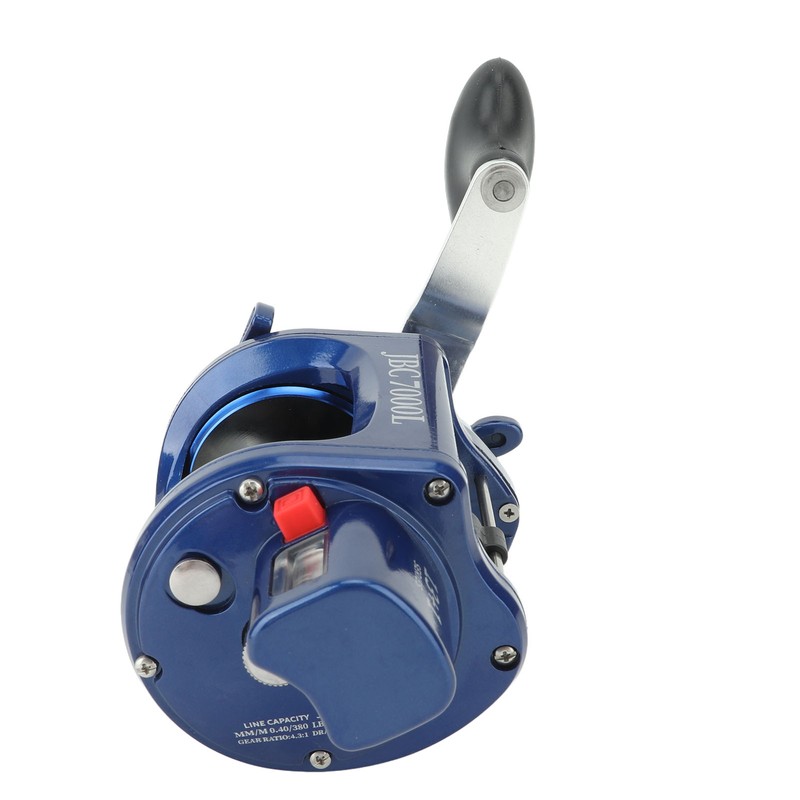 Baitcasting Fishing Reel Round Baitcaster Reel Smooth Powerful Saltwater Inshore