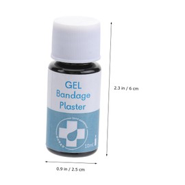 Baluue 2pcs Hemostasis Plaster Gel Pad for Care Quick-dry Adhesion for Minor Cuts and Scrapes Flexible for Swimming and Daily Activities