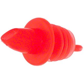 Update International (POR-RD) 3" Plastic Free-Flow Speed Pourers [Set of 12]