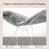 AMOAMI Bath Mat Non Slip Super Absorbent Quick Dry Bath