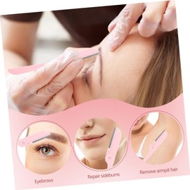 TOVINANNA 10pcs Eyebrow Trimmer Portable Razor Makeup Tools Set Ergonomic for Safe Shaving