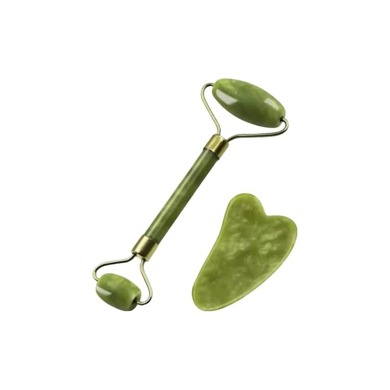 Rodillo de Jade + Guasha Facial Antiedad – Masaje Relajante