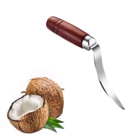 Coconut Tool, Coconut Peeler Tool Stainless Steel Coconut Opener Scraper Knife Kitchen Accessories