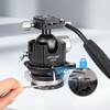 ARTCISE Leveling Base Head, Horizontal Tripod Head, Low Center of