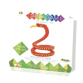 CreativaMente 711 Creagami Serpente Modular Origami Creative Game, Multi-Colour