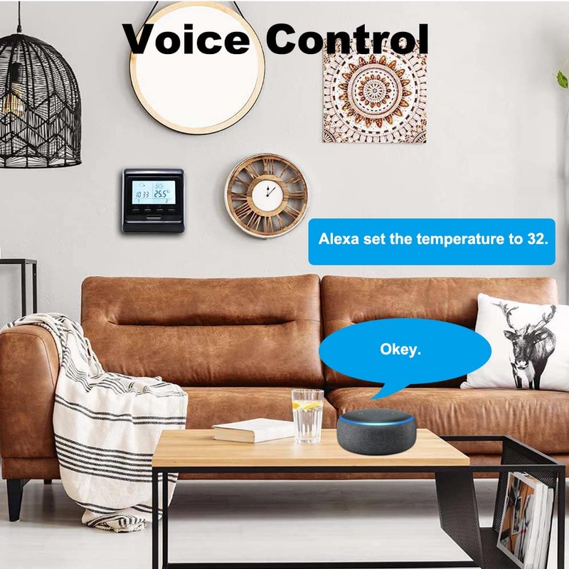 Minco Home Programmable Tuya Smart WiFi Thermostat Electric Heating Warm