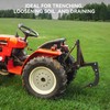 YITAMOTOR Hitch Mounted Ripper, Hitch Mounted Trencher, Hitch Lawn Ripper,