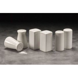 American Metalcraft (CSPR1) Round Ceramic Salt & Pepper Shakers (Set of 2)