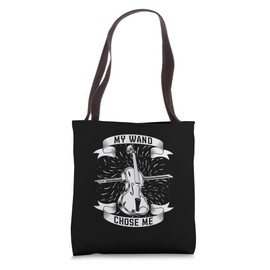 My Wand Chose Me Violin Player Instrument Music Lover Violin Tote Bag