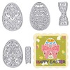 ALIBBON Easter Egg Die Cuts for Card Making, Bow Egg