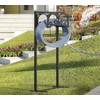 CALIDOLA Freestanding Garden Hose Holder - Heavy Duty Metal Stand