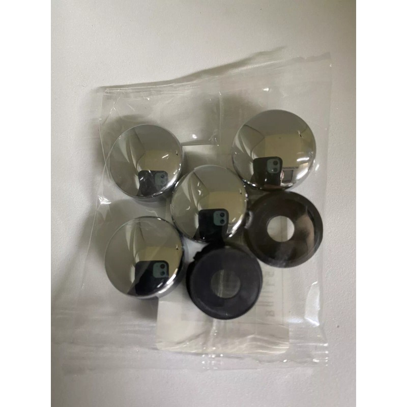 Unbranded License Plate Screw Cap Covers - Chrome Set Of