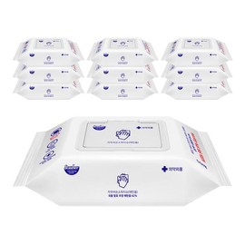 살균99.9 손소독티슈 50매입X10개 99.9% Germicidal Hand Sanitizing Wipes, 50 Sheets X 10 Packs