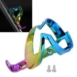 Bicycle Bottle Cage Colourful Bicycle Water Bottle Holder Cycling Water Bottle Stand Bicycle Accessories (Blue Gold Purple)