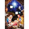 Set of 12 Nativity Scene Advent Calendar Greeting Cards -