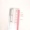 BAZIC Claro 12" (30cm) Transparent Plastic Ruler