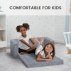 Serta Perfect Sleeper Extra Wide Convertible Sofa to Lounger -