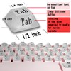 Ivaso 80 Pcs Keyboard Sticker for Long Nails Typing and