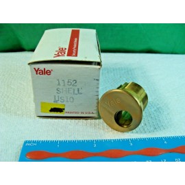 Yale Shell Lock 1152 US10 Brass-finish NIB NOS