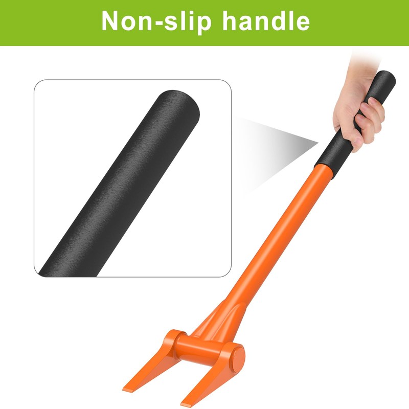 Insaga Demolition Tools - 2mm Steel Straight Handle Wrecking Bar