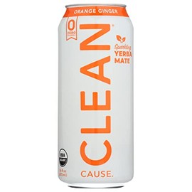 Clean Cause Ready to Drink Orange Ginger Tea, USDA Organic, 16 Fluid Ounce (Pack of 12)