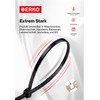 ERKO Cable Ties Black 250 x 3.6 mm Short UV-Resistant