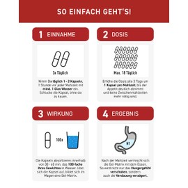 N1 N1 Appetitz??gler FORTE - Medizinprodukt zur Behandlung von starkem ??bergewicht - Di?t, Appetitz??gler stark schnelles Abnehmen, Abnehmen Tabletten schnell, 42 Kapseln