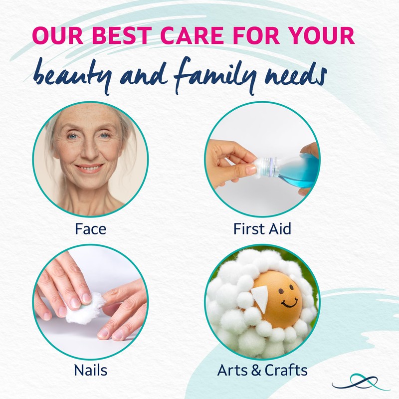 Lil-Lets Lil-Lets Cotton Wool Balls, 100 Count, Certified Organic, 100%