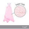 EVERYDAY KIDS Large Lovey Baby Security Blanket for Girls Sweet
