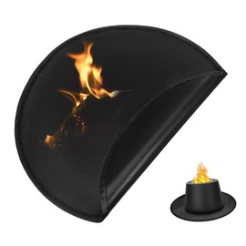 Totority Fire Pit Mat Fireproof Insulation Grill Pad for Outdoor Cooking Durable Under Grill Mat Easy to Clean Portable Deck Protector for BBQ and Fire Pits