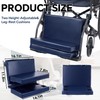 BALAPET Adjustable Height Wheelchair Footrest, High Density Foam Wheelchair Leg