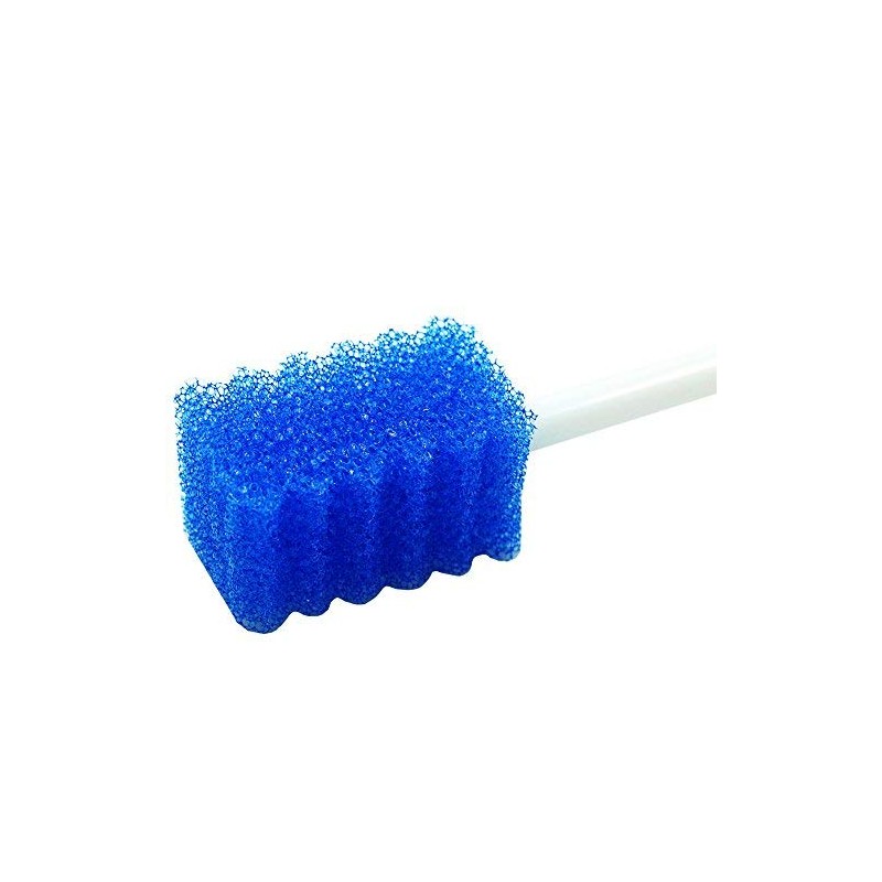 Oral Care Swabs Disposable- Blue 100 Counts