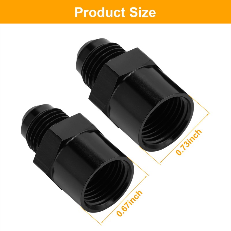 6AN Adapter Fitting Set Compatible With GM TBI Style (metric