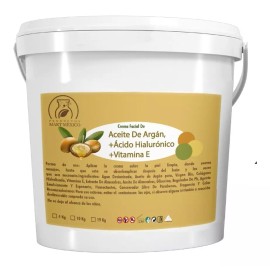 Productos Mart Mexico Crema Facial De Argán & Ácido Hialurónico & Vitamina E /4 Kg