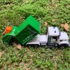 HJL Remote Control Garbage Truck with Lights Sounds RC Sanitation