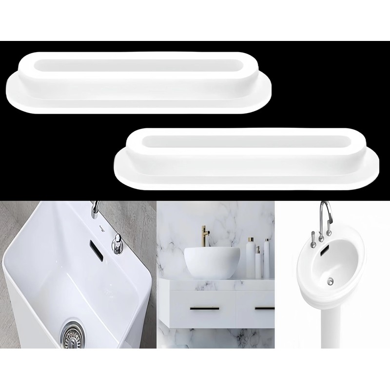 4 Pcs Rubber Sink Overflow Cap, Sink Overflow Hole Cover,