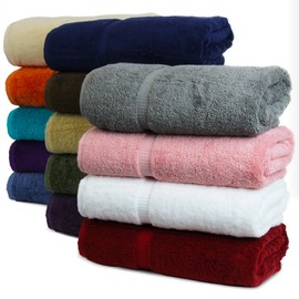 Luxury Hotel & Spa Quality, Quick Dry 100% Turkish Cotton 700 GSM, Eco Friendly Towel, for Bathroom, Gymand Kitchen Dobby Border Soft Hand Towel Set 16 X 30, Mix Color, Hand Towels - Set of 6