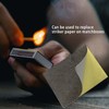 JHZABPO Match Striker Paper Sheet with Self Adhesive Black Colored