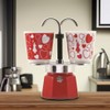 Bialetti Mini Express Moka Set With 2 Cups Heart 90ml
