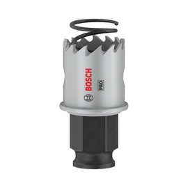 Bosch 1 x Pro Sheet Metal Power Change Plus Hole Saw (for Stainless Steel Sheets, Steel Sheets, Diameter 25 mm, Professional Accessories Drill/Screwdriver)