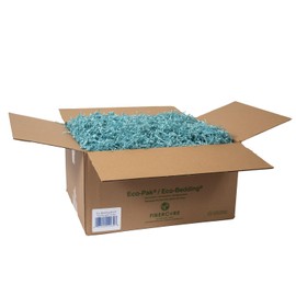 ECO BEDDING 99% Dust Free Paper Bedding for Small Pets and Birds, Blue Bulk Box, 10 lb (Expands to 250 L)