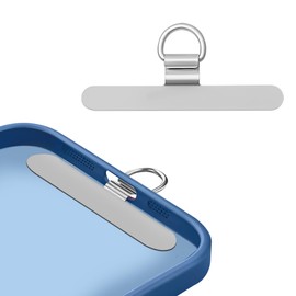 [Kakuki] Strap Holder, Durable, 0.01 inch (0.2 mm) Thin Metal Stainless Steel, Scratch Resistant, Smartphone Strap Holder, Durable, Non-Cut, Anti-Float, Folding Design, Smartphone Strap, Strap Hole,