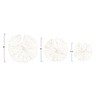 Creative Co-Op Handmade White Coral Shaped Paper & Metal Wall