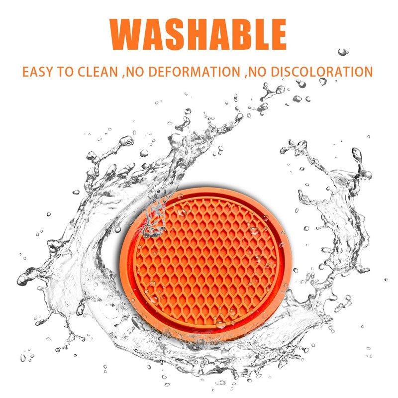 Car Cup Holder Coaster, 4PCS Universal Non-Slip Cup Holders Embedded