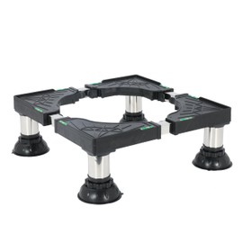 Washing Machine Stand, Fridge Stands, Adjustable Furniture Base for Air-conditioner, Household Appliance Pedestal for Washer Dryer Refrigerator with 4 Height-adjustable Sturdy Feet
