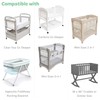 Cradle Sheets Fitted 18 x 36 – Compatible with Arms Reach