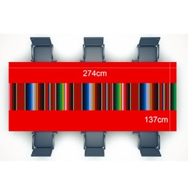 Oudain 3 Manteles Mexicanos de Fiesta Mantel Mexicano Impermeable de 108 x 54 Pulgadas Mantel de Rayas de Plástico para Cinco de Mayo Noche de Taco Festival Boda (Rojo, Colorido)