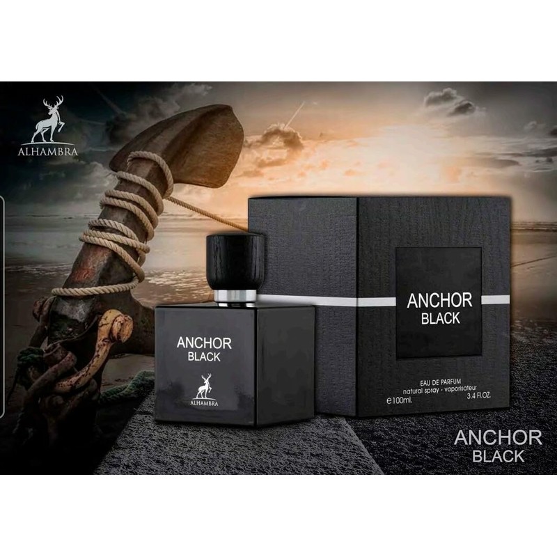 Maison Alhambra Anchor Black Eau de Parfum Spray for Men,